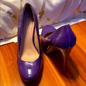 Purple Dazzle High Heels